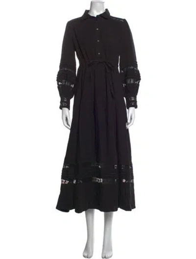 Pre-owned Me+em Midi Length Dress In Black