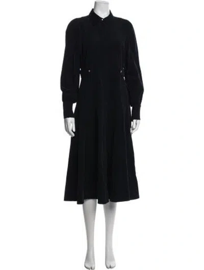 Pre-owned Me+em Midi Length Dress In Blue