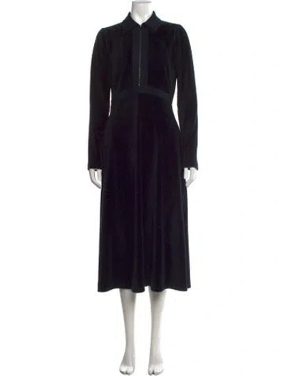 Pre-owned Me+em Midi Length Dress In Blue