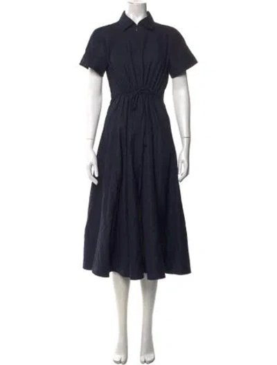 Pre-owned Me+em Midi Length Dress In Blue