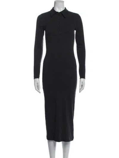 Pre-owned Me+em Midi Length Dress In Blue