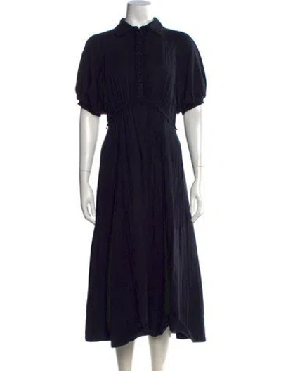 Pre-owned Me+em Midi Length Dress In Blue