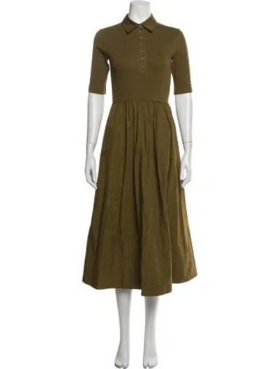 Pre-owned Me+em Midi Length Dress In Green