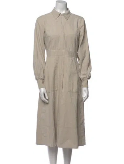 Pre-owned Me+em Midi Length Dress In Neutral