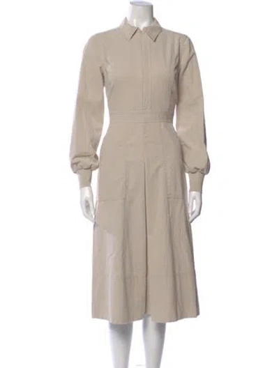 Pre-owned Me+em Midi Length Dress In Neutral