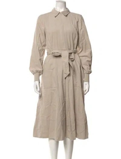 Pre-owned Me+em Midi Length Dress In Neutrals
