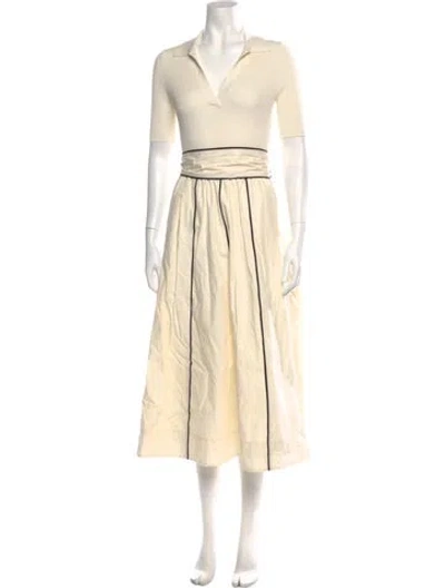 Pre-owned Me+em Midi Length Dress In Neutrals