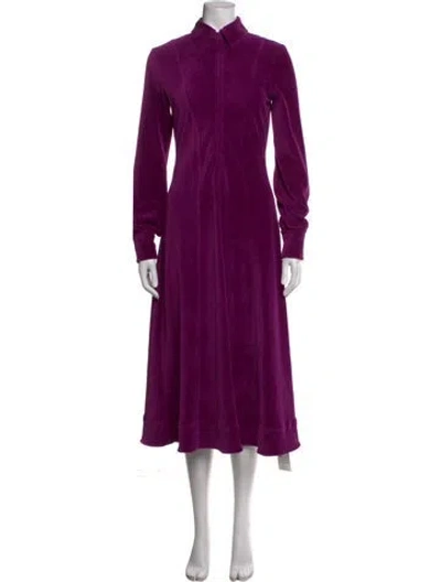 Pre-owned Me+em Midi Length Dress In Purple