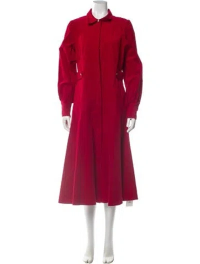 Pre-owned Me+em Midi Length Dress In Red