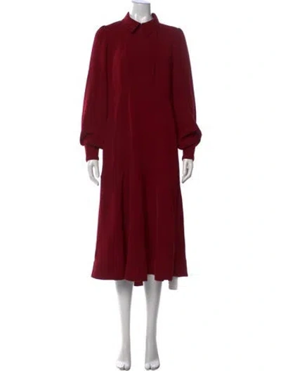 Pre-owned Me+em Midi Length Dress In Red