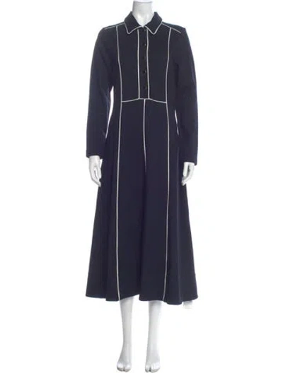 Pre-owned Me+em Midi Length Dress W/ Tags In Blue