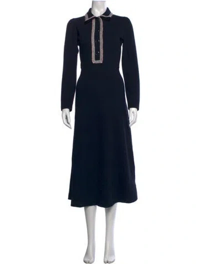 Pre-owned Me+em Midi Length Dress W/ Tags In Blue