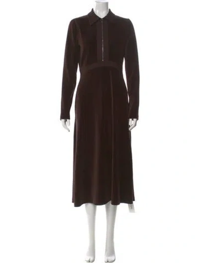 Pre-owned Me+em Midi Length Dress W/ Tags In Brown