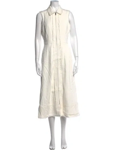 Pre-owned Me+em Midi Length Dress W/ Tags In Neutrals