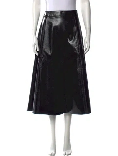 Pre-owned Me+em Midi Length Skirt In Black