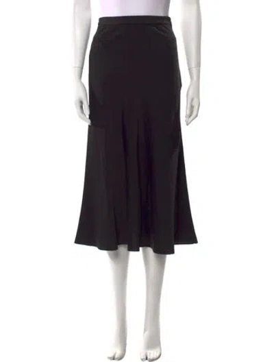 Pre-owned Me+em Midi Length Skirt In Black