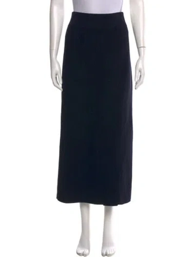 Pre-owned Me+em Midi Length Skirt In Black