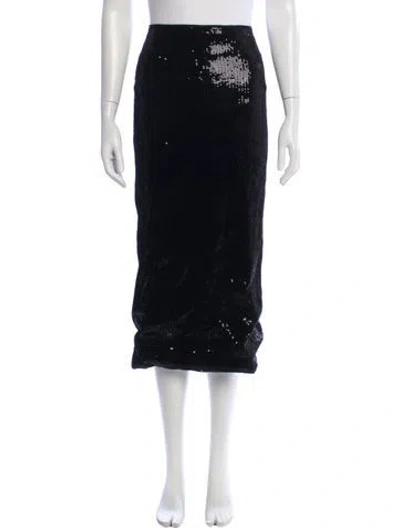 Pre-owned Me+em Midi Length Skirt In Black