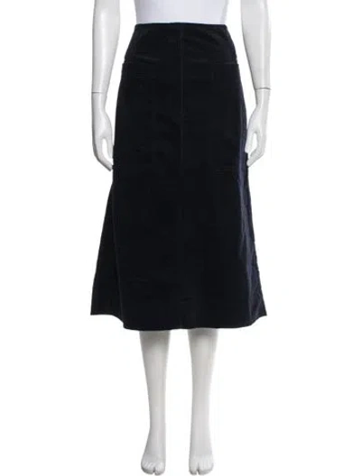 Pre-owned Me+em Midi Length Skirt In Blue