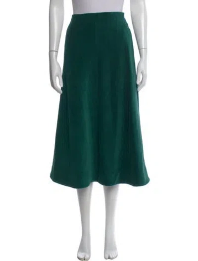 Pre-owned Me+em Midi Length Skirt In Green