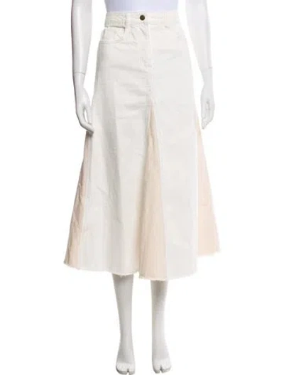 Pre-owned Me+em Midi Length Skirt In Neutral