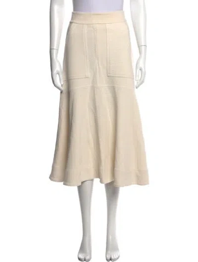 Pre-owned Me+em Midi Length Skirt In Neutrals