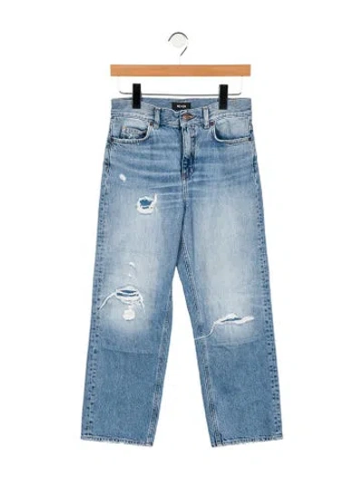 Pre-owned Me+em Mid-rise Straight Leg Jeans In Blue