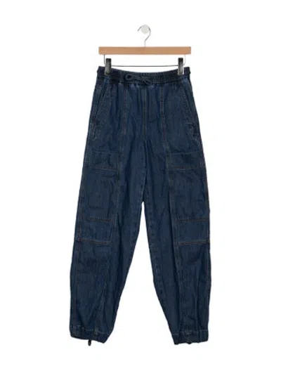 Pre-owned Me+em Mid-rise Wide Leg Jeans In Blue