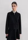 Me+em Milano Knit Zip-through Jacket In Black