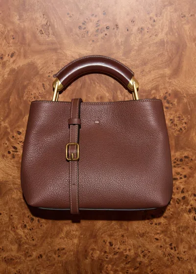 Me+em Mini Constructed Day Bag Milk Chocolate In Brown