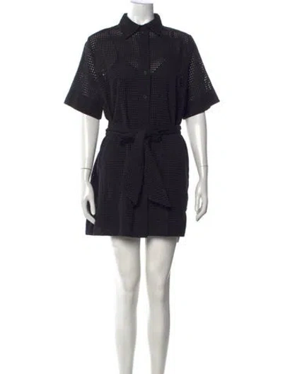 Pre-owned Me+em Mini Dress In Black