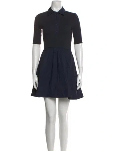 Pre-owned Me+em Mini Dress In Blue