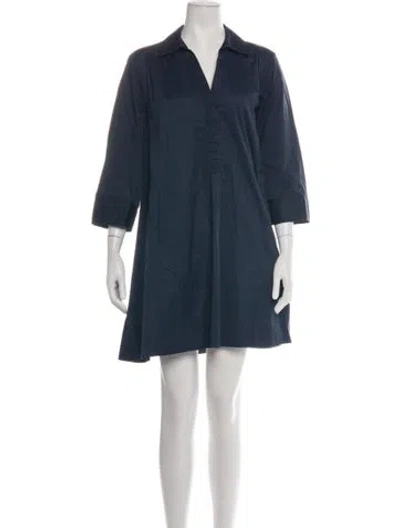 Pre-owned Me+em Mini Dress In Blue