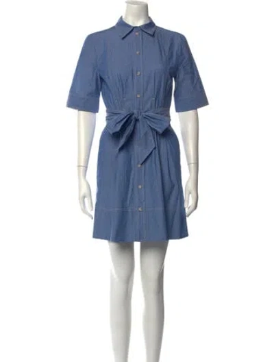 Pre-owned Me+em Mini Dress In Blue