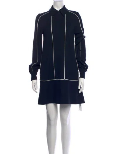 Pre-owned Me+em Mini Dress In Blue