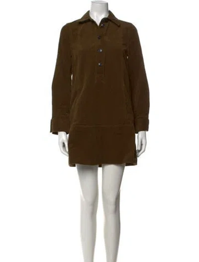 Pre-owned Me+em Mini Dress In Green