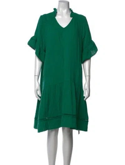 Pre-owned Me+em Mini Dress In Green