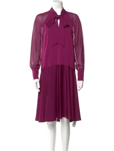 Pre-owned Me+em Mini Dress In Purple