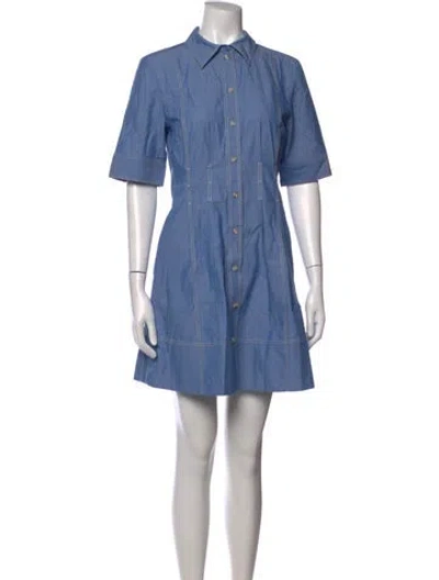 Pre-owned Me+em Mini Dress W/ Tags In Blue