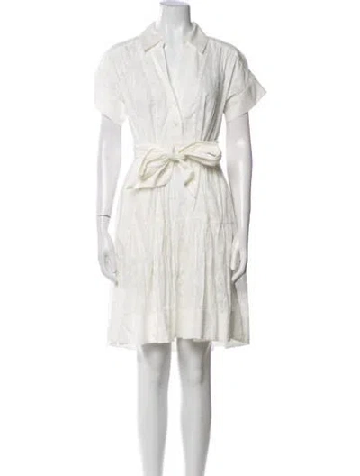 Pre-owned Me+em Mini Dress In White