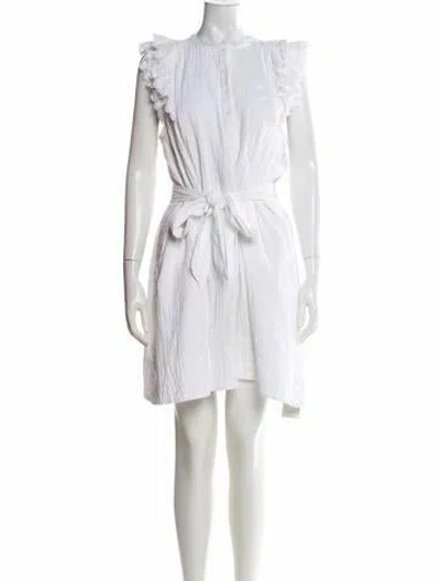 Pre-owned Me+em Mini Dress In White
