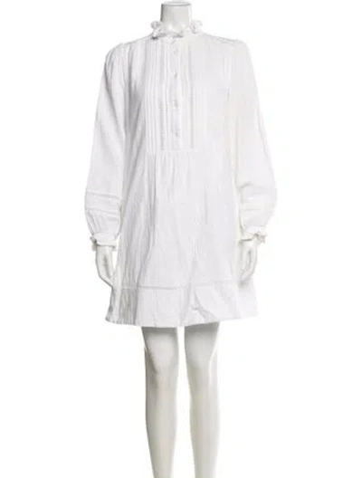 Pre-owned Me+em Mini Dress In White