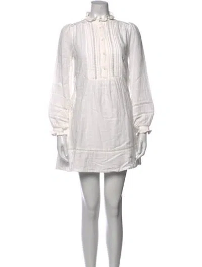 Pre-owned Me+em Mini Dress In White