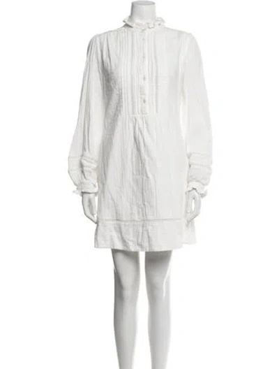 Pre-owned Me+em Mini Dress In White