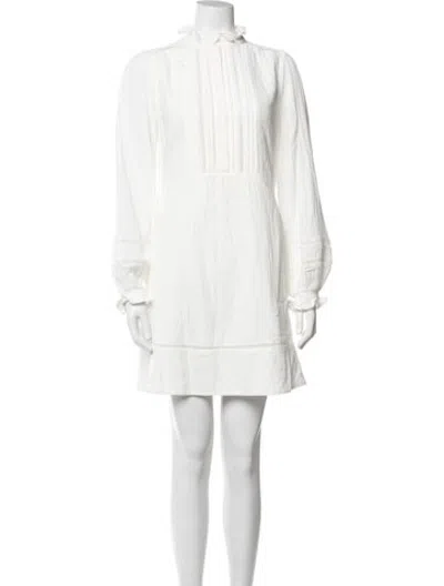 Pre-owned Me+em Mini Dress In White