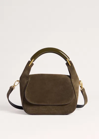 Me+em Mini Resin Handle Bag Intense Olive