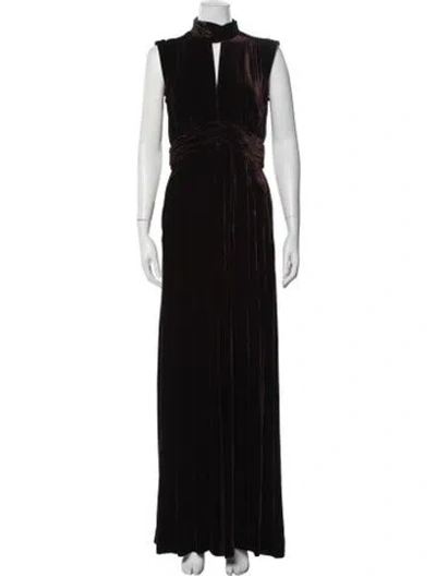 Pre-owned Me+em Mock Neck Jumpsuit In Black