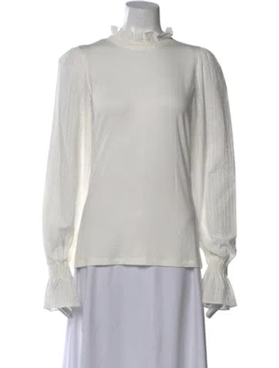 Pre-owned Me+em Mock Neck Long Sleeve Top W/ Tags In Gray