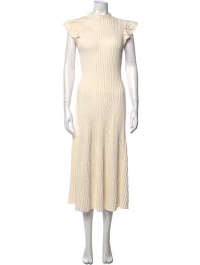 Pre-owned Me+em Mock Neck Midi Length Dress