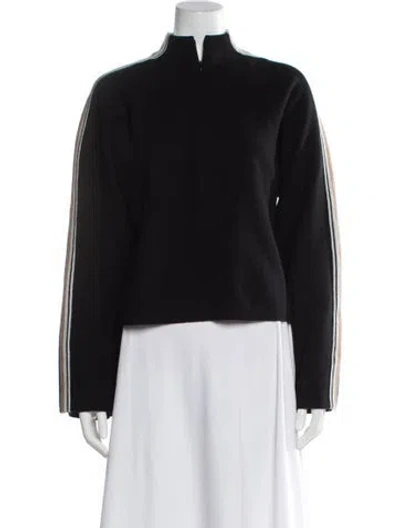 Pre-owned Me+em Mock Neck Sweater In Black